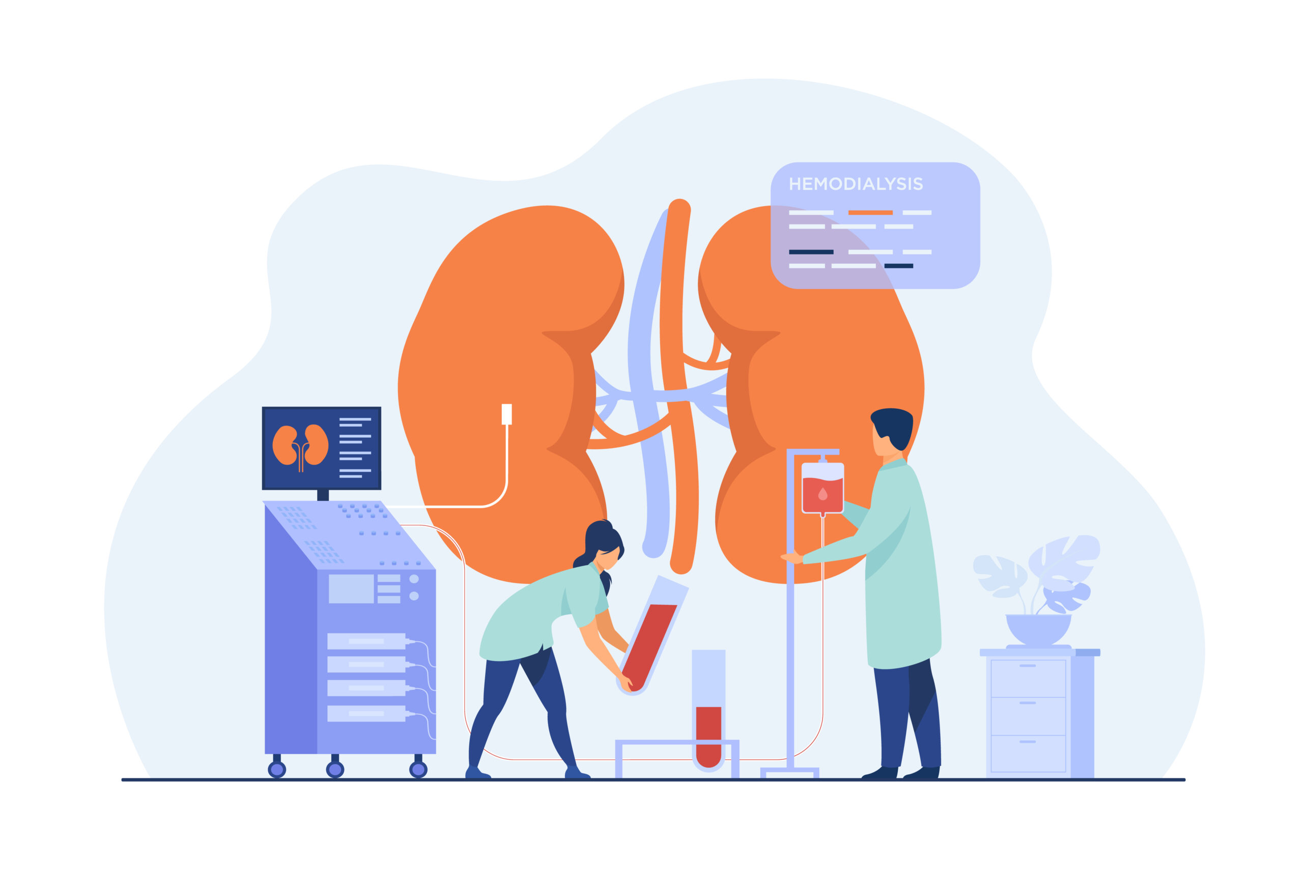 Ilustração de Doença Renal Crônica